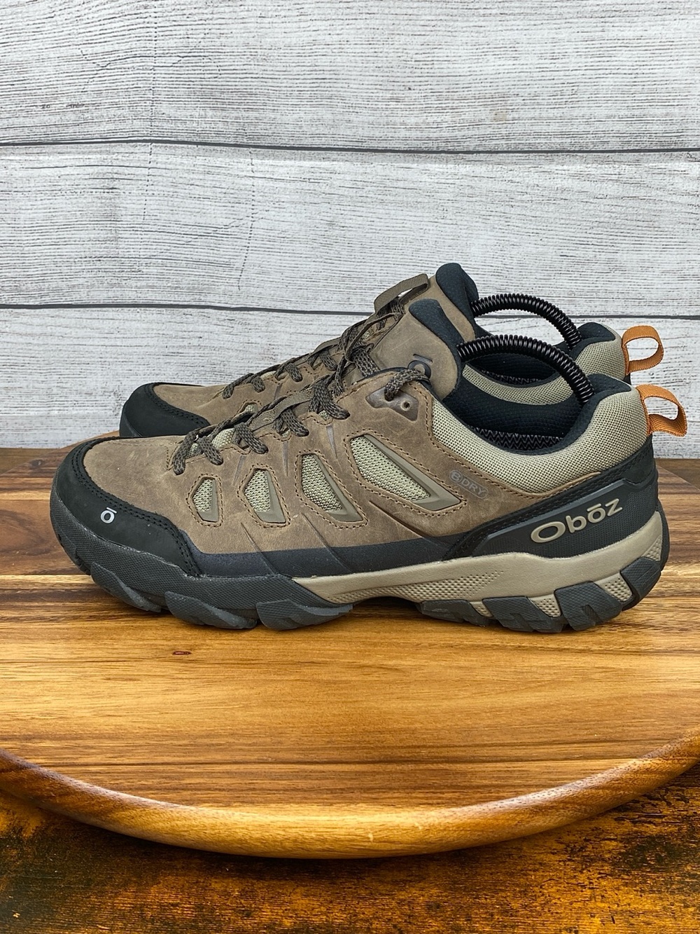 Oboz Sawtooth X Low Waterproof Hiking Shoe Canteen Brown Men’s Size 9